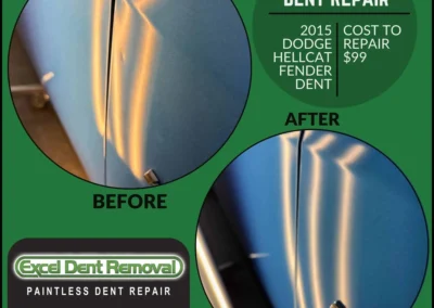 2015 Dodge Challenger Heelcat RT Fender Ding