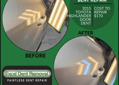 2015 Toyota Highlander Door Dent