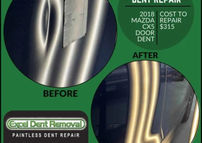 2018 Mazda CX5 Rear Door Dent
