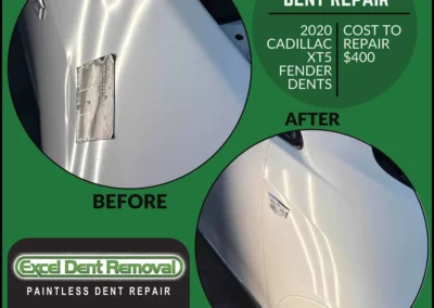 2020 Cadillac XT5 RT Fender Dents