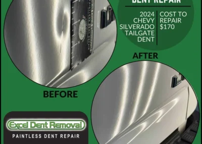 2024 Chevy Silverado Tailgate Dent