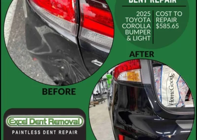 2025 Toyota Corolla Bumper & Light