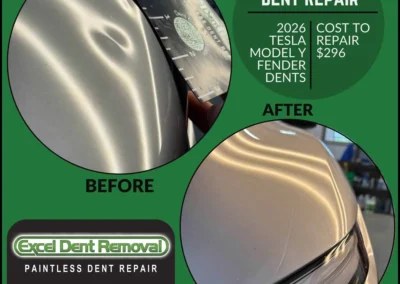 2026 Tesla Model Y LT Fender Dents