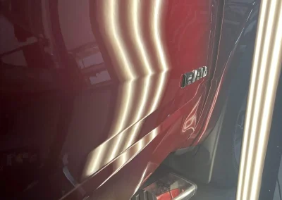 After Dent Repair for Dent in Ram Door