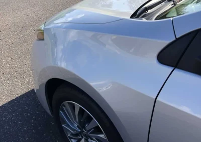 After PDR Repair for Fender in Corolla