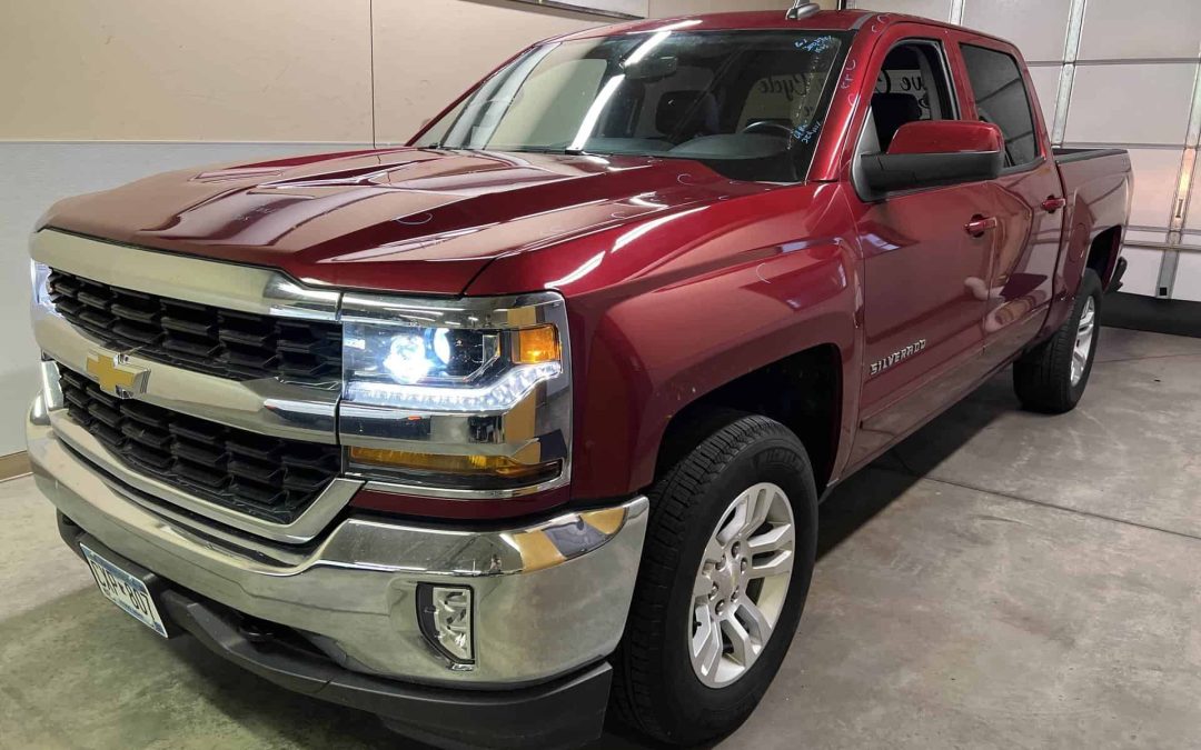 Hail Damage Repair Results on a 2018 Silverado