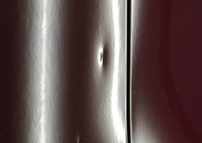 Close Up Door Ding Ram