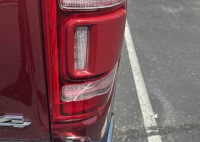 Cracked Taillamp Ram Truck