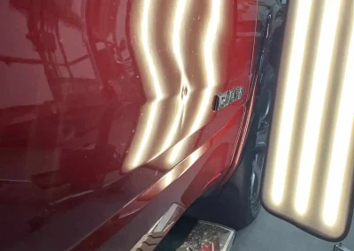 Crease Dent in Door Ram Truck
