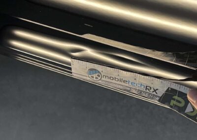 Crease Dent Repair Using Paintless Dent Removal on a Ford F150 Truck Door