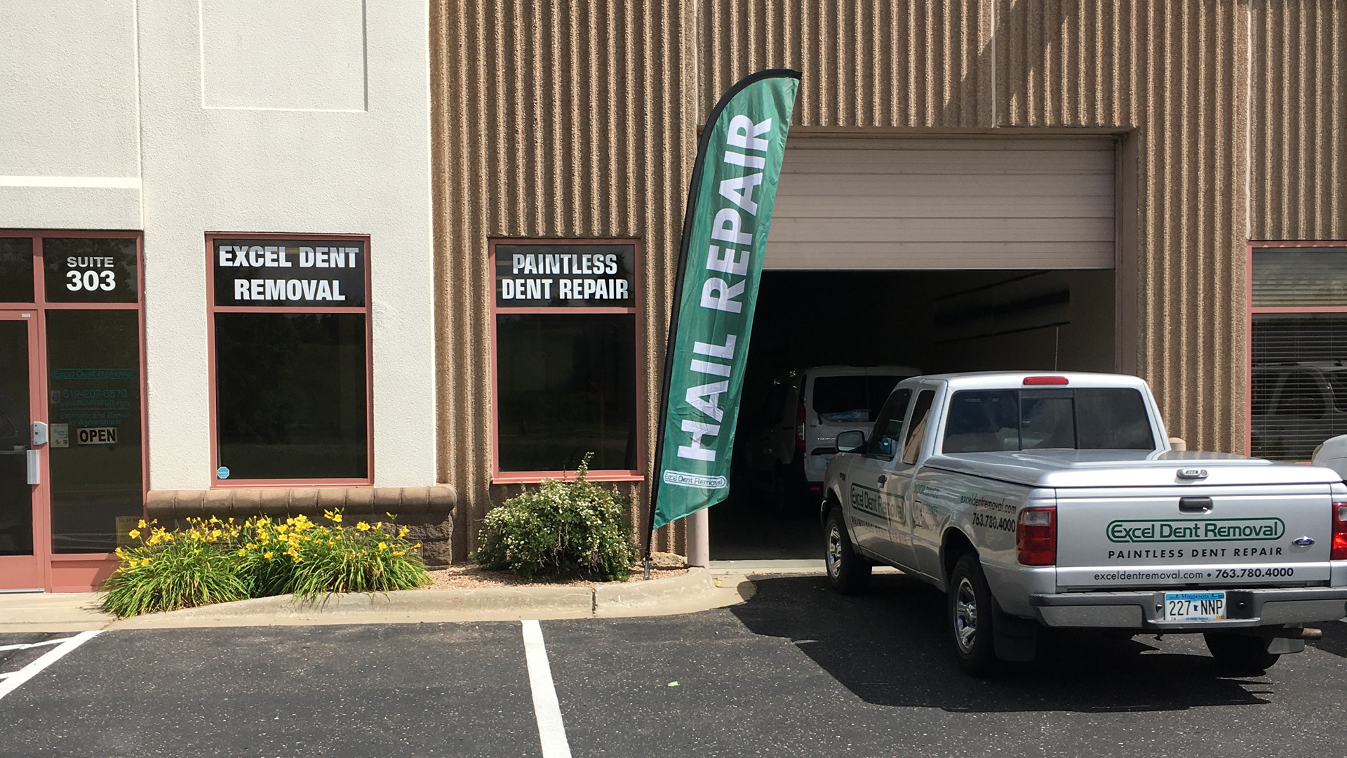 Excel Dent Removal Blaine Minnesota Location