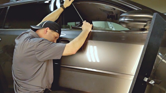 how to remove dent with paintless dent removal
