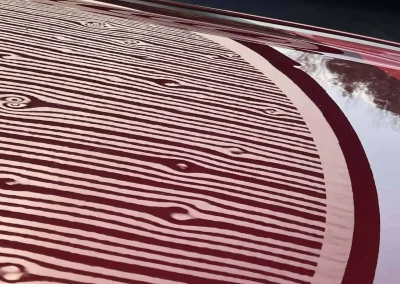 Large Hail Dent Truck Roof