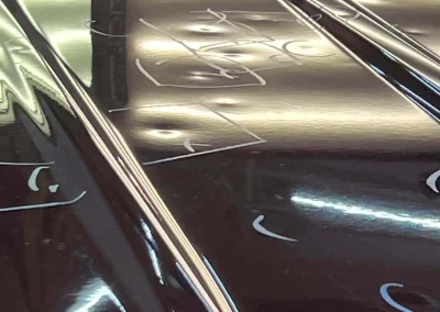 Large Hail Dents in Truck
