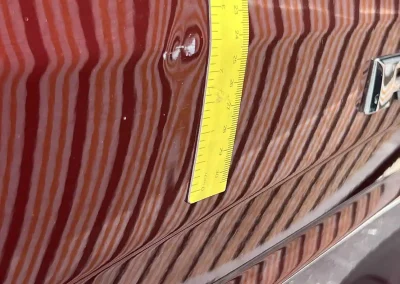Measure Dent Ram Truck Door