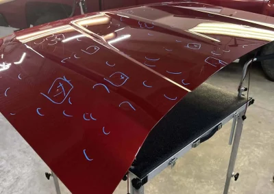 Over 100 Hail Dents Silverado Hood