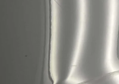 Scrapes in Door From Collision Impact